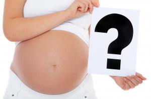 Первородка на поздней стадии беременности